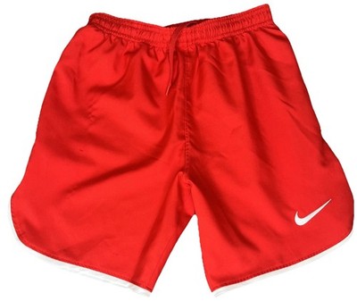 Nike Dri Fit Shorts Boys Girls Small Athletic Shorts Travel Soccer Uniform Red