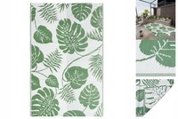 Teppich Terrasse Camping Outdoor DraußEn Vorzelt GrüN 190X290 Cm Kunststoff Poly