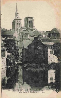 GUINGAMP 22 Cotes-d Armor Le Trieux Eglise Notre Dame de Bon-Secours
