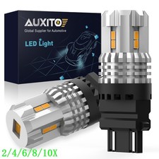AUXITO 3157 LED Super Bright SMD Amber Turn Signal Side Marker Light Bulbs 2/10x