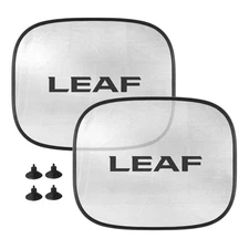 Nissan Leaf Car Side Window Mesh Sun Shades, 2 Pack