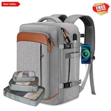 Lightweight 3-in-1 Travel Backpack with Packing Cubes and Anti-Theft Design