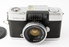 Olympus PEN D 35mm Half Frame Film Camera Silver Vintage From Japan