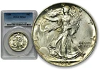 1938 50C Walking Liberty Half Dollar - PCGS MS64 C1042