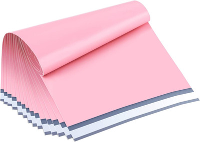Poly Mailers 10X13 Inch Light Pink 100 Pack Shipping Bags #4 Strong Mailing Enve