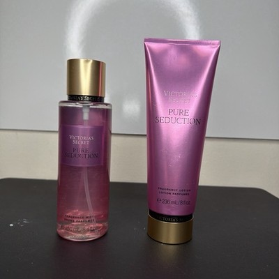 Victoria's Secret Pure Seduction Lotion & Mist Set Juiced Plum 8oz 8.4oz