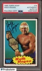 Hulk Hogan Signed 1985 Topps Titan WWF Wrestling #16 PSA/DNA 10 AUTO