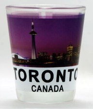 TORONTO ONTARIO CANADA CITY SKYLINE FOTO COLOR VIDRIO CHORRO