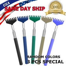 3 Pack Bear Claw Telescopic Metal Extendable Back Scratcher Back Massager Gift