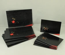 Tray (10) - Echizen Lacquerware Large and Small Square Tea Tray VA450
