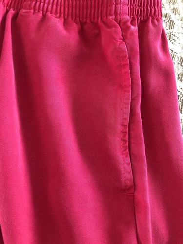 AKS Amy KSU Women’s Vibrant Pink S/S 100% Tencell Pant Set 1X Plus NWT Vintage? - Picture 18 of 18