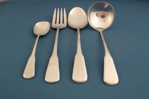 4pc Serving Tablespoon Meat Fork Ladle Oneida Deluxe INDEPENDENCE Stainless