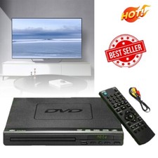 Multi Region DVD Player with Remote & USB Port & Easy set up- Black UK