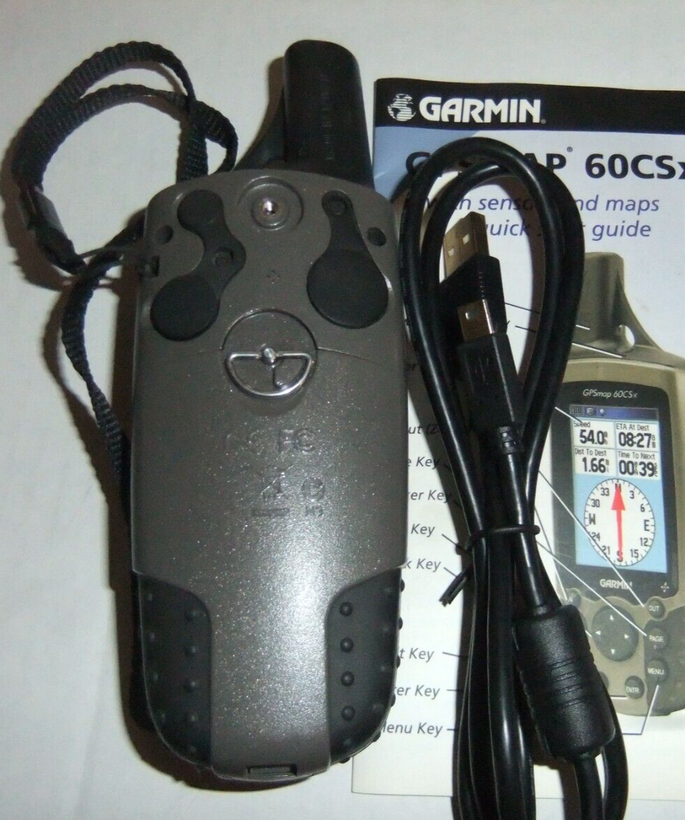Garmin GPSMAP 60CSX GPS + US Topo maps Ver. 6 on micro card