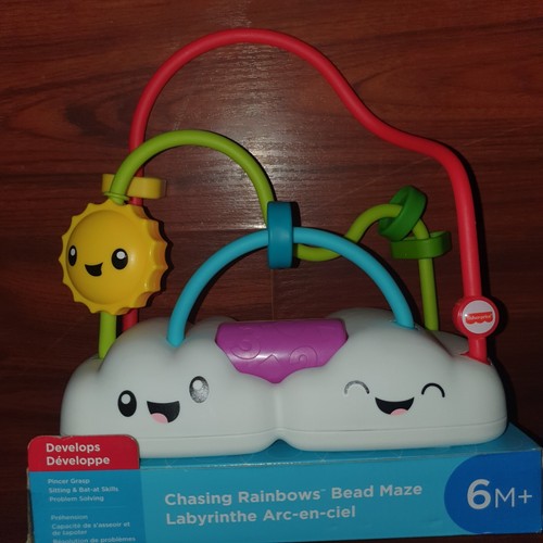 Fisher-Price FYL50 Chasing Rainbows Bead Maze Colourful Infant Baby Toy - Picture 6 of 6