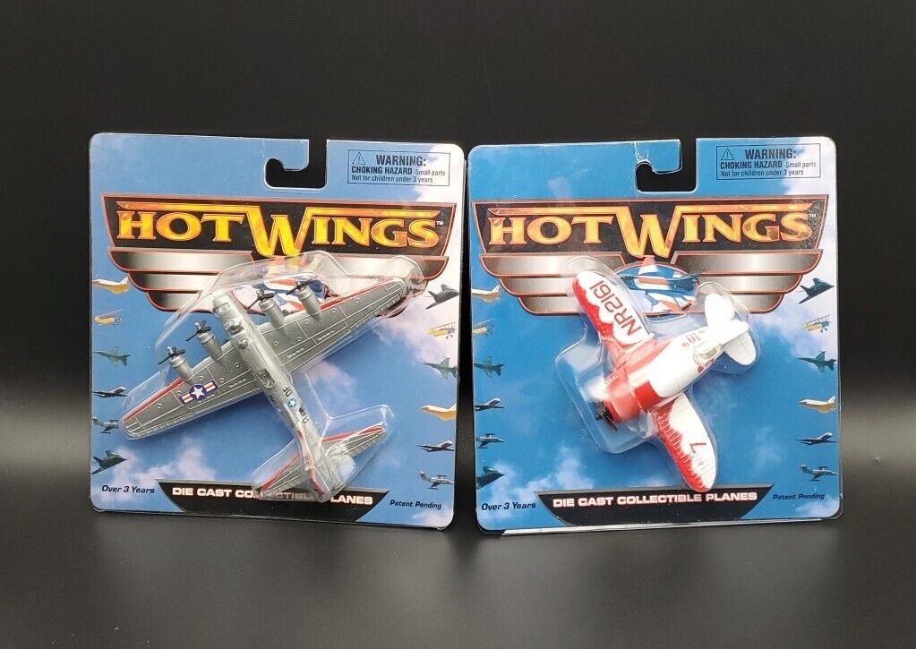 Hot Wings Planes Military 22WR Diecast NR2161 Collectible Lot Of 2