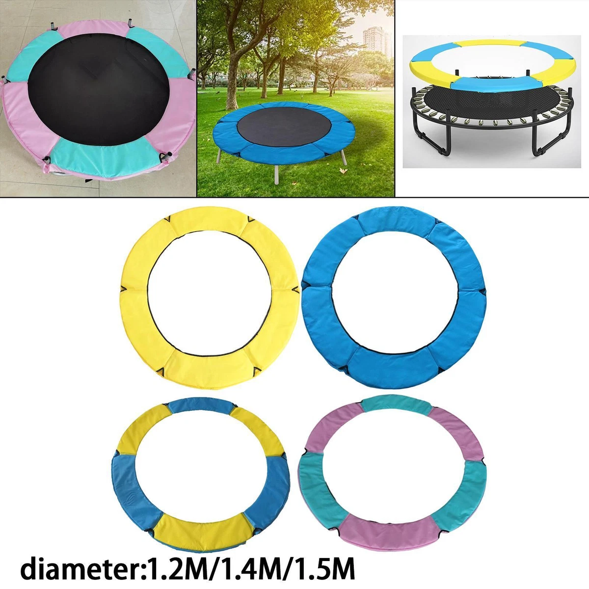 Replacement Trampoline Safety Spring Cover Pad Surround Padding eBay