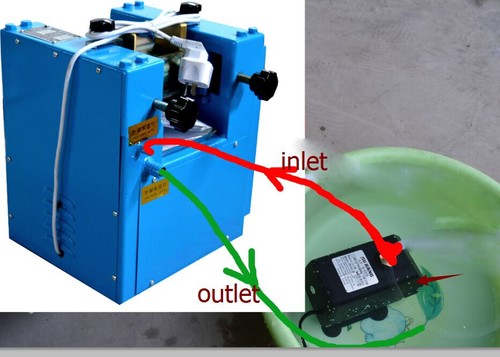 110V 3-Roll Grinding Mill Machine Lab Applications Crushing Liquid Pigment Blue - Picture 3 of 16