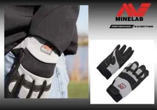 MINELAB Digging Gloves Great Grips Protect Your Hands Universal Fit Gray Black ❤