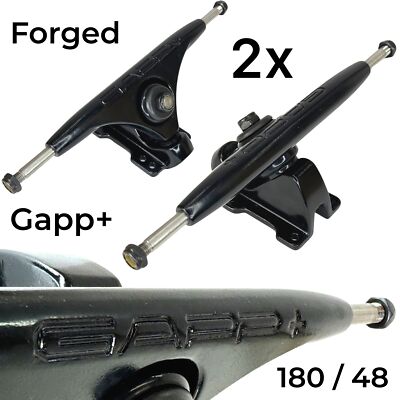 Gapp+ Longboard Drop Top Mount Trucks Achse 180mm 48° geschmiedet forged schwarz