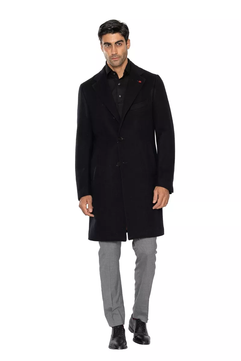 Isaia overcoat sale