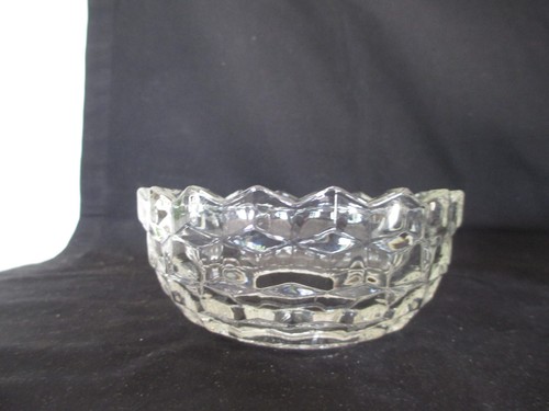 Indiana Glass Whitehall Candle Lamp Base Top Piece aka HomCo Lady Love Pattern - Picture 2 of 4
