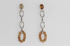 925 Sterling Silver Citrine Earrings ( 2.70 cts)