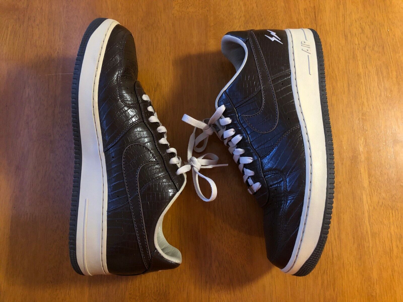 100percent Authentic 2007 Nike HTM Air Force 1 Size 13 SAMPLE RARE 318930 221 Fragment image 4