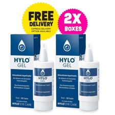 2 X Hylo Gel 10ml Collirio Ialuronico Ursapharm (Spedizione Gratuita)