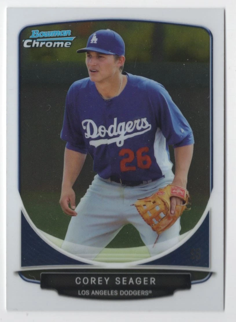 Corey Seager trading card