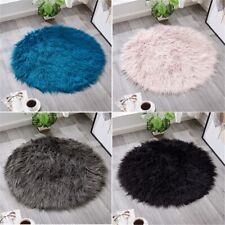 Faux Fur Fug Wool Natural MONGOLIAN Sheepskin Carpet Soft Washable Hairy Mat
