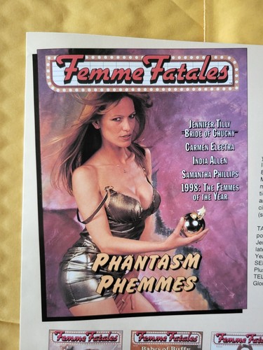 Femme Fatales 1992 CFQ Media, Many available, Pick yours. Excellent condition! - Picture 347 of 698