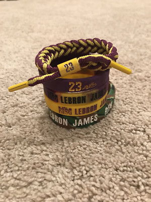 Lebron James Los Angeles Lakers #23 Mixed Quality Bracelet Lot (5)