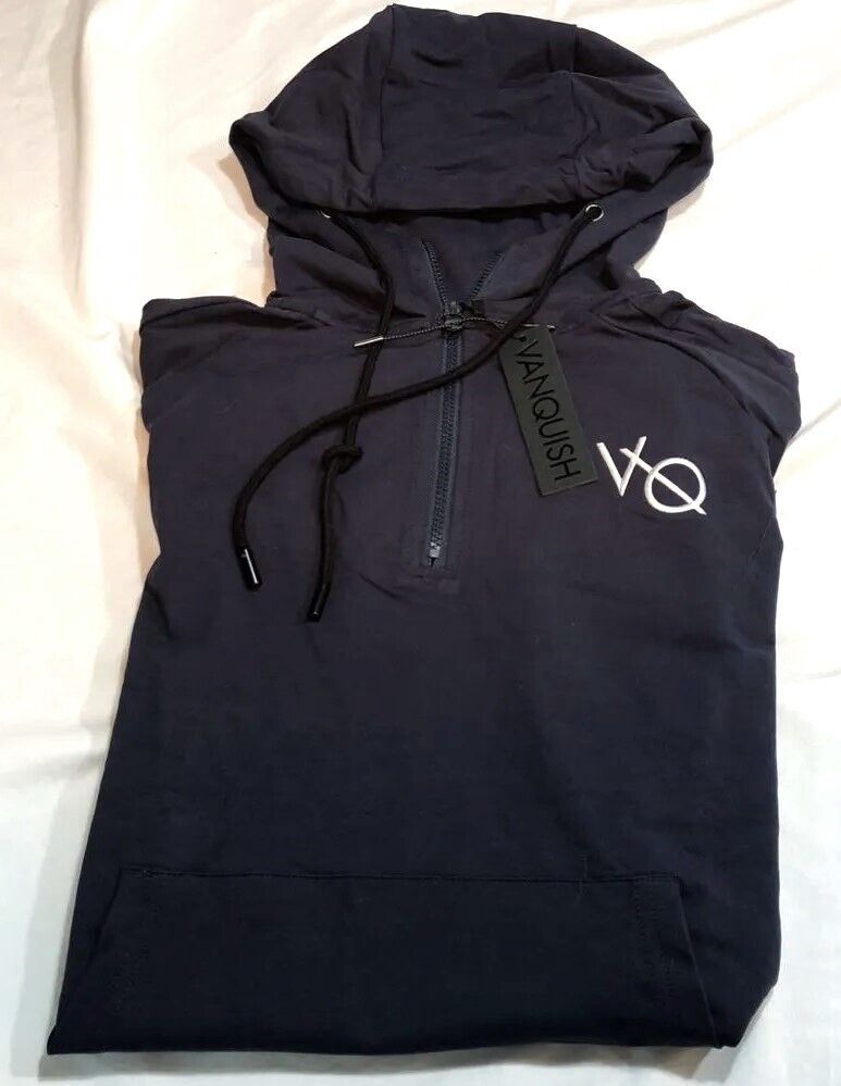 VANQUISH Fitness London VQ Eclipse Logo Pullover Hoodie 1/4 VANQUISH Fitness London VQ Eclipse Logo Pullover Hoodie 1/4