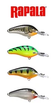 Rapala Fat Rap Crankbait 2" (5 Cm) Bass, Walleye, Pike, Zander Fishing Lure Bait