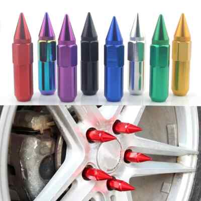 Racing Auto Zubehör Rad Muttern Aluminium 60mm Erweitert Tuner Spike Lug Muttern
