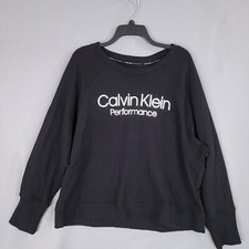 Calvin Klein Performance Men's Pullover Sweater Long Sleeve Black Size XL