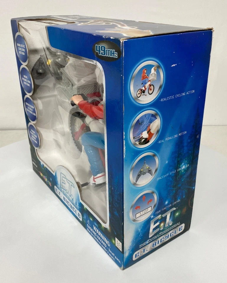 NEW IN BOX Toys-R-Us Exclusive Extra Terrestrial E.T. BICYCLE Remote Control R/C - Image 3 of 4
