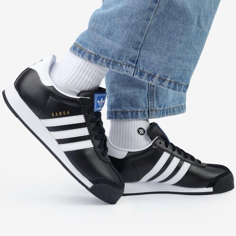Adidas Originals Samoa Men’s Running Shoe Athletic Sneaker Black Footwear #351 thumbnail 15