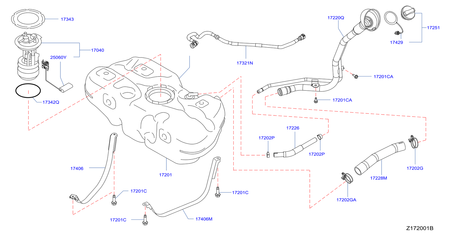 Nissan 17429 79970