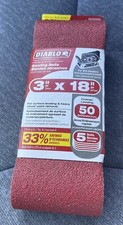 Diablo DCB318050S05G 3"x18" Sanding Belt 50 Grit 5pk