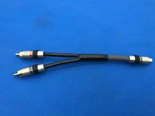 Monster RCA Female to 2 RCA Male Y Splitter Car Home Theatre Audio Amp Cable New