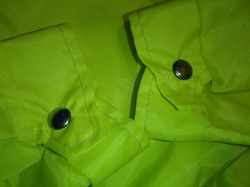 vtg 60s cafe racer jacket windbreaker wind nylon mechanic racing stripe mens M - Picture 6 of 9