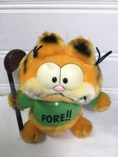 Garfield Fore Golfer Plush Stuffed 9" Dakin Golf Club