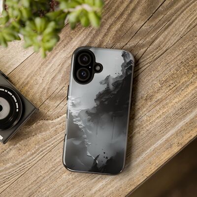 Phone Cases, Dramatic Black and White Wallpaper, Unique Gift, Gift for Him, Gift