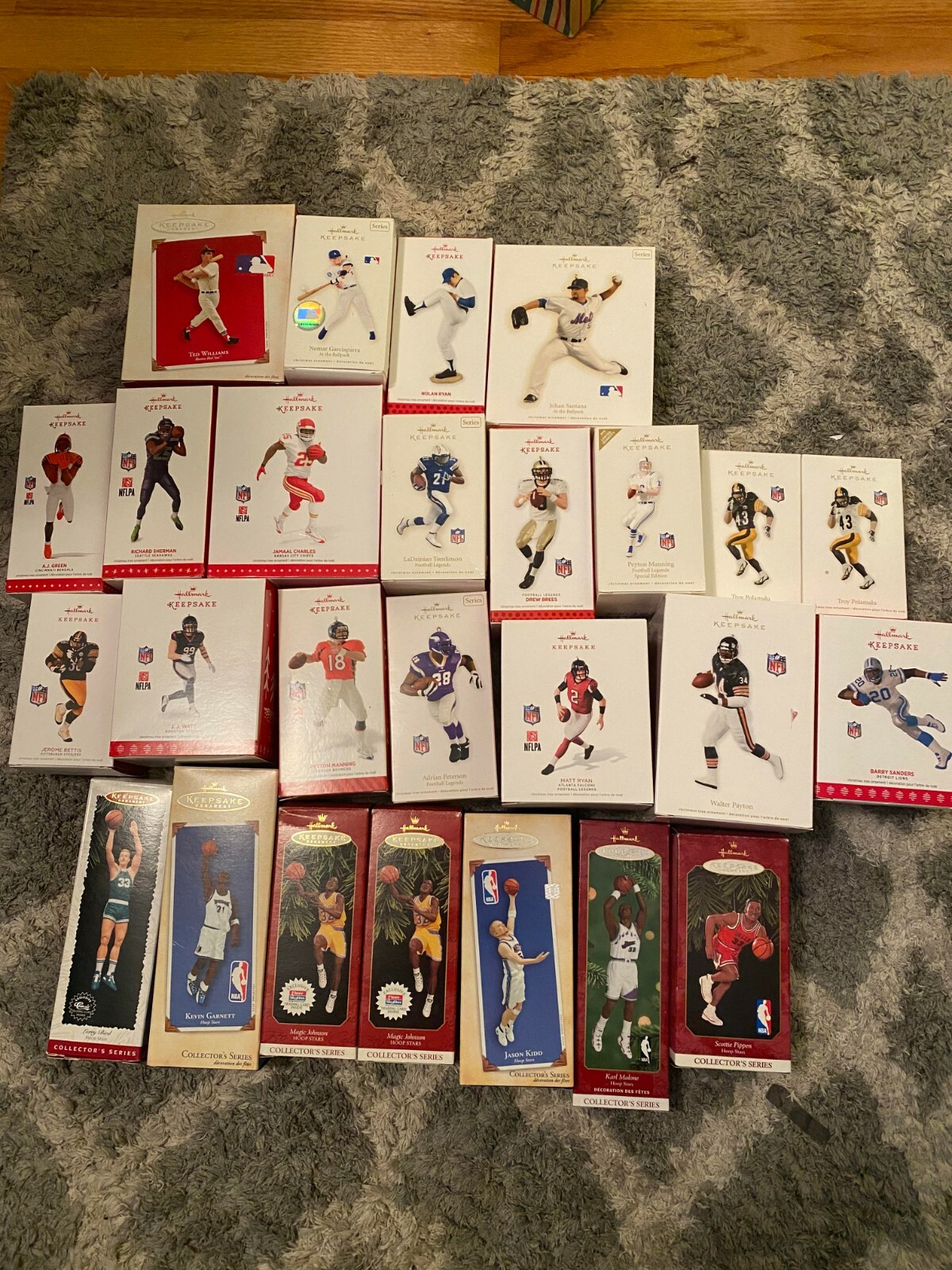 Vintage Hallmark Sports Ornaments All Used eBay