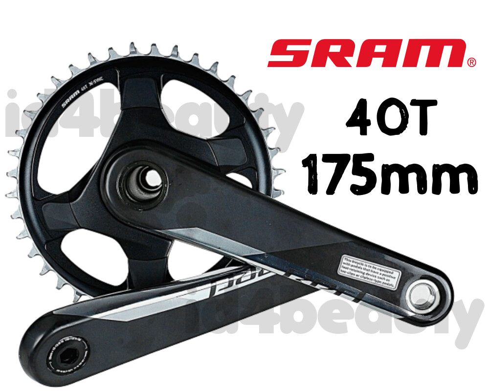 SRAM Red AXS 40T 175mm Crankset 24mm GXP New