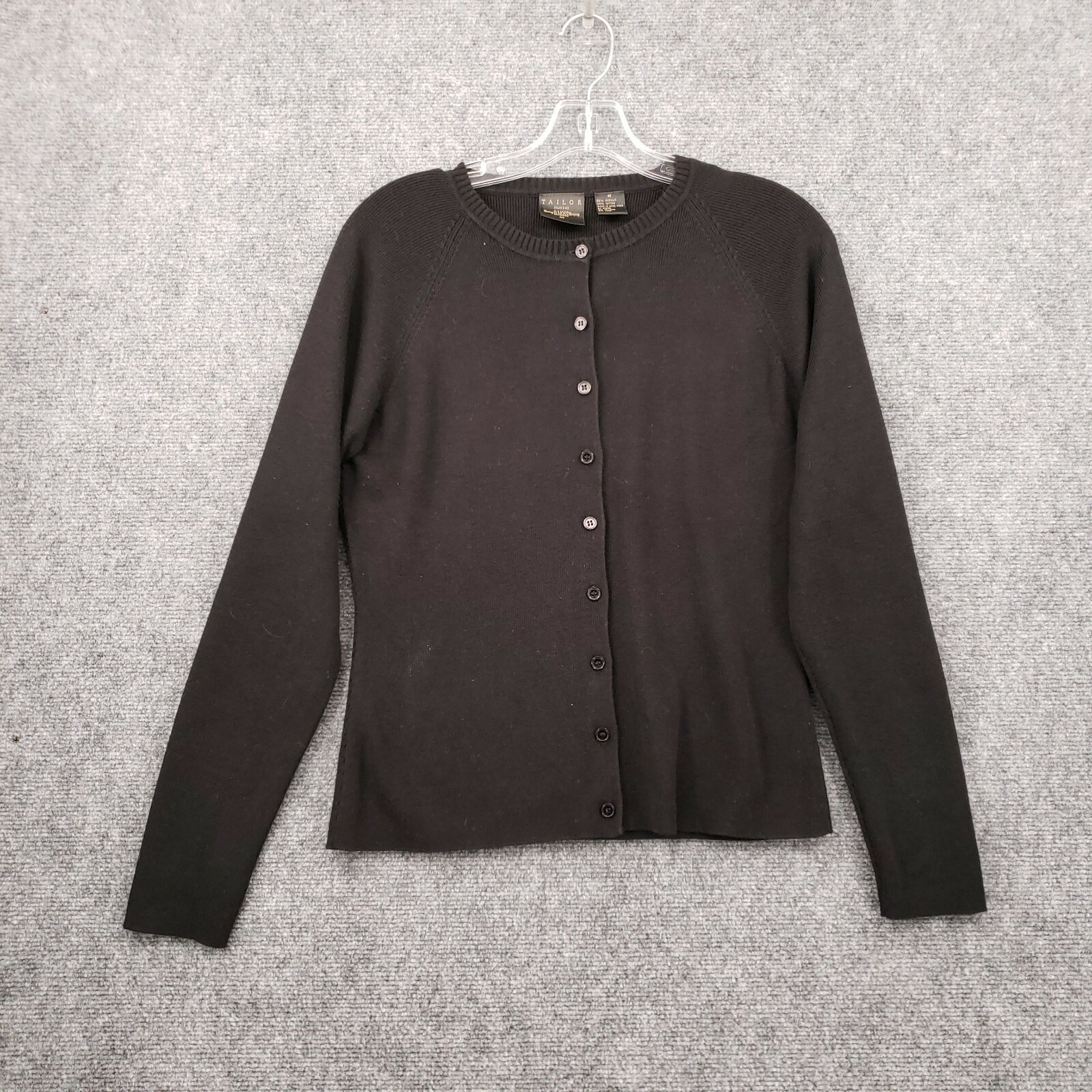 B.Moss Sweater Womens M Medium Black 