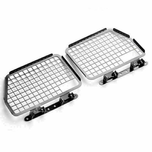 For 1/10 TRX4 D90 D110 RC Crawler GRC Folding Turnover Metal Window Guard Mesh - Picture 2 of 8