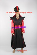 Jafar Cosplay Costume include big headgear prop cape made of black velvet fabric